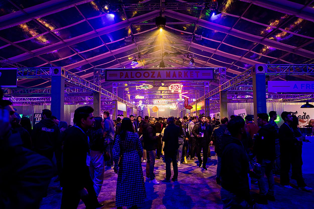 immersive set design for corporate event