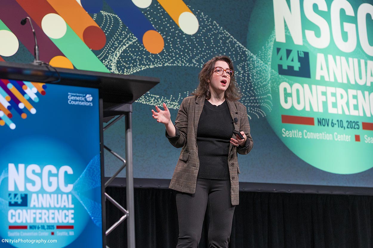 Keynote speaker at National Society of Genetic Counselors annual conference