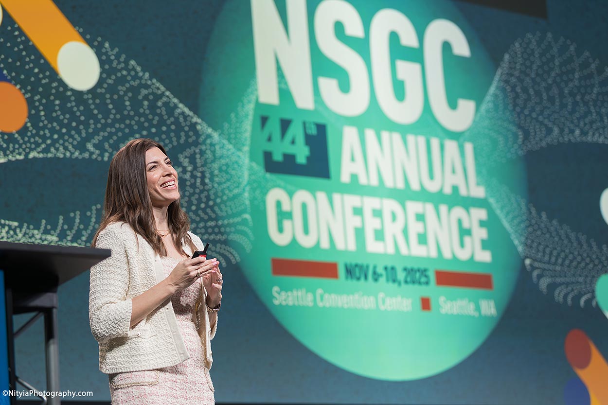 Keynote speaker at National Society of Genetic Counselors annual conference